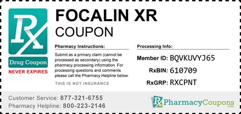 Focalin xr coupon - Ways to save on Quillichew ER. These programs and tips can help make your prescription more affordable. Manufacturer Coupon. Pay as little as $25 per prescription. chevron_right. Patient Assistance Program from Pfizer. Receive your prescription at no charge if you are eligible. chevron_right.